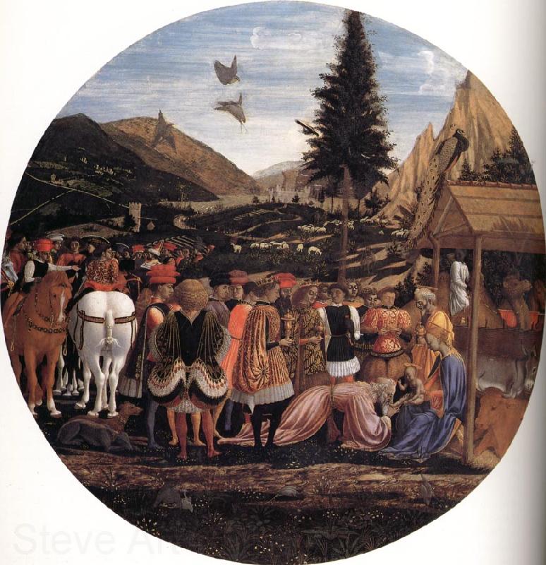 DOMENICO VENEZIANO The Adoration of the Magi Norge oil painting art